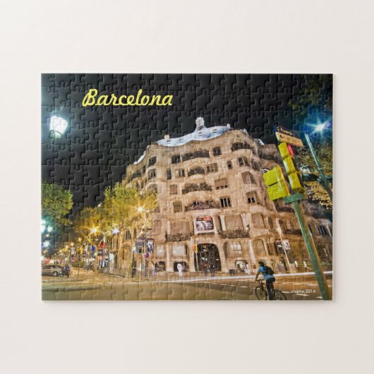 Puzzle Antoni Gaudi's la Carriére in Barcelone, Spain (Horizontal)