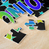 Puzzle "ANTONIO" Prénom, Amusant "HEUREUX ANNIVERSAIRE" (Côté)