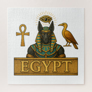 Puzzle Anubis & Thoth – Symboles Égyptiens Anciens