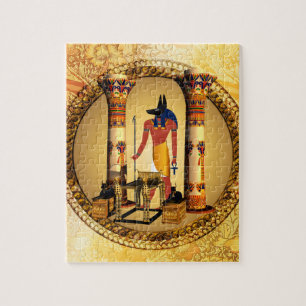 Puzzle Anubis, un dieu égyptien antique des rituels mort