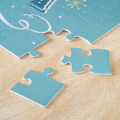 Puzzle Anuncio de Embarazo Artístico Azul (Côté)