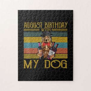 Puzzle Août Anniversaire Avec Mon Irlandais Setter Dog 20