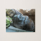 Puzzle Ape hood ~ Japonais Gorilla Manger (Horizontal)