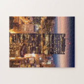Puzzle Aperçu de Boston la nuit (Horizontal)