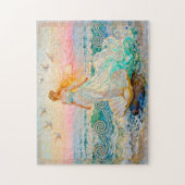 Puzzle Aphrodite émergeant d'une coquille sur le rivage o (Vertical)