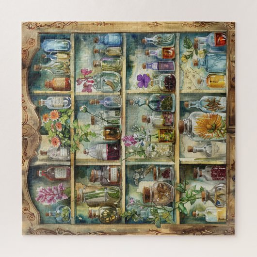 Puzzle Apothécaire vintage (Vertical)