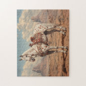 Puzzle Appaloosa Cheval Peint Désert Pittoresque (Vertical)