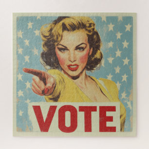 Puzzle Appel à l'action patriotique : Votez !