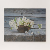 Puzzle Apple Blossom Still Life – Original Fine Art Print (Horizontal)