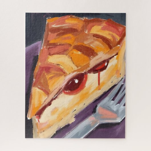Puzzle Apple Pie Thanksgiving Watercolor (Vertical)