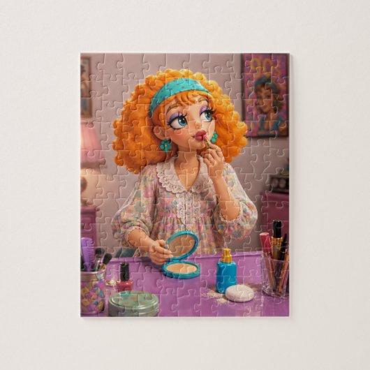 Puzzle Application rétro nostalgie des années 90 : Person (Vertical)