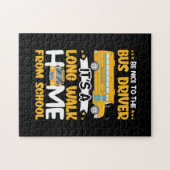 Puzzle Appréciez Le Conducteur De Bus (Horizontal)