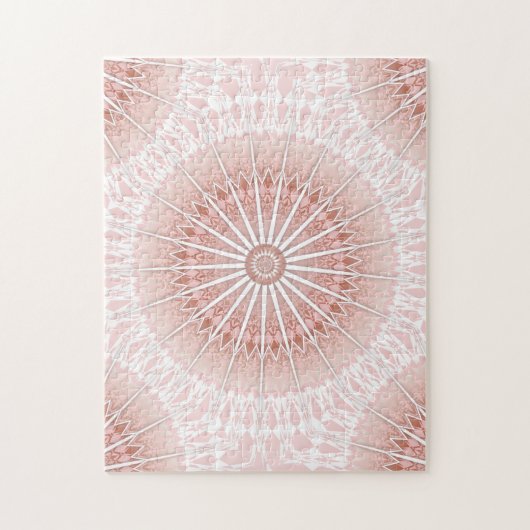 Puzzle Apricot Mandala (Vertical)