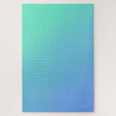 Puzzle Aqua d'été - Bleu simple à clair Turquoise dégradé (Vertical)