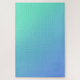 Puzzle Aqua d'été - Bleu simple à clair Turquoise dégradé