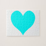 Puzzle Aqua Heart<br><div class="desc">Simple forme de coeur aqua.</div>
