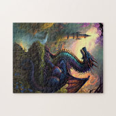 Puzzle Aqua Purple Dragon près de River (Horizontal)