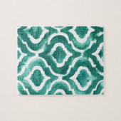 Puzzle Aquamarine Motif IV (Horizontal)