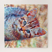 Puzzle aquarell kitten (Horizontal)