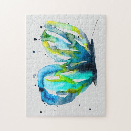 Puzzle Aquarelle à papillon (Vertical)