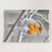 Puzzle Aquarelle Angélique Robin (Horizontal)