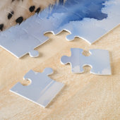 Puzzle Aquarelle Animal Safari Cheetah (Côté)