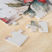 Puzzle Aquarelle Arbre de Noël décoré (Côté)