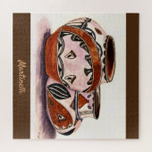 Puzzle Aquarelle baptisée Aquarelle Apparence art poterie (Horizontal)