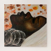Puzzle Aquarelle - Beauté africaine - (Horizontal)