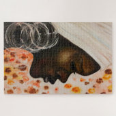 Puzzle Aquarelle - Beauté africaine - Peint par Migned (Horizontal)