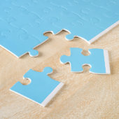 Puzzle Aquarelle bleu moderne Rainbow (Côté)