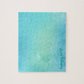 Puzzle aquarelle bleue frustrant (Vertical)
