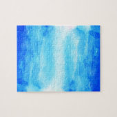 Puzzle Aquarelle bleue Ombre (Horizontal)