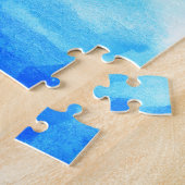 Puzzle Aquarelle bleue Ombre (Côté)