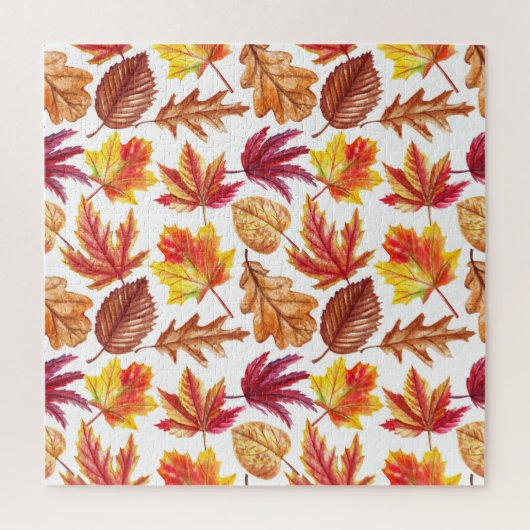 Puzzle Aquarelle botanique d'automne, composition transpa (Vertical)