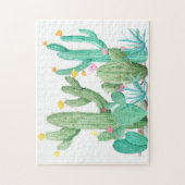 Puzzle Aquarelle Cactus Garden Cactus Désert Sud-ouest (Vertical)