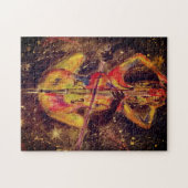 Puzzle Aquarelle - Cello Space Sonata - Lady et Cello - (Horizontal)