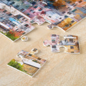 Puzzle Aquarelle Cinque Terre Italie (Côté)