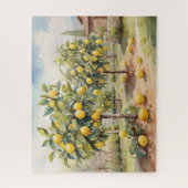 Puzzle Aquarelle citronniers (Vertical)