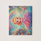 Puzzle Aquarelle Colorée Cute Little Princess (Vertical)