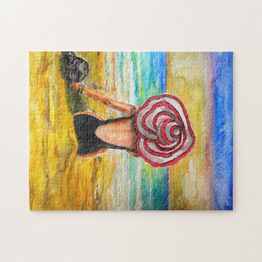 Puzzle Aquarelle - Contemplation (Horizontal)