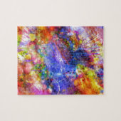 Puzzle Aquarelle d'art Abstrait (Horizontal)