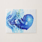 Puzzle Aquarelle de baleine (Horizontal)