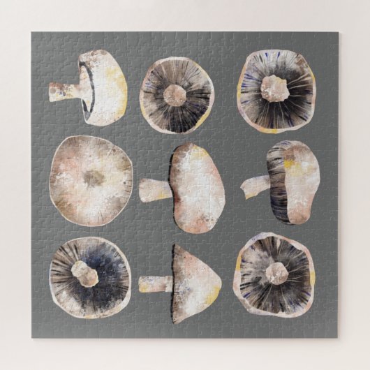 Puzzle Aquarelle de champignon (Horizontal)