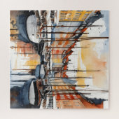 Puzzle Aquarelle de Copenhague (Horizontal)