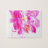 Puzzle Aquarelle de fleur de Lotus (Horizontal)