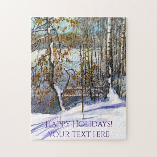 Puzzle Aquarelle de neige (Vertical)