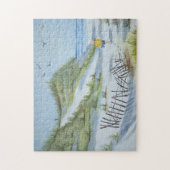 Puzzle Aquarelle de plage (Vertical)