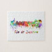 Puzzle Aquarelle de Rio de Janeiro (Horizontal)