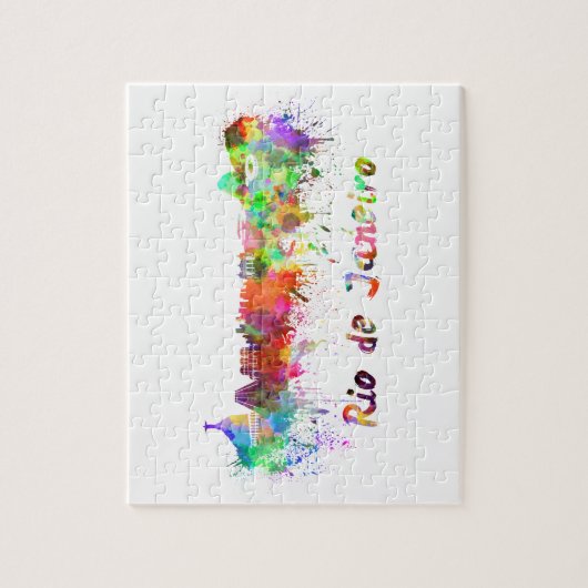 Puzzle Aquarelle de Rio de Janeiro (Vertical)
